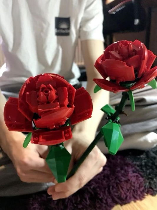 romantic brick rose